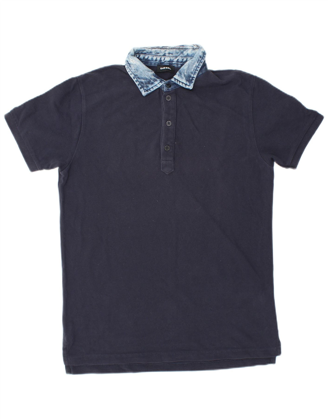 DIESEL Polo Homme Petit Bleu Marine Coton