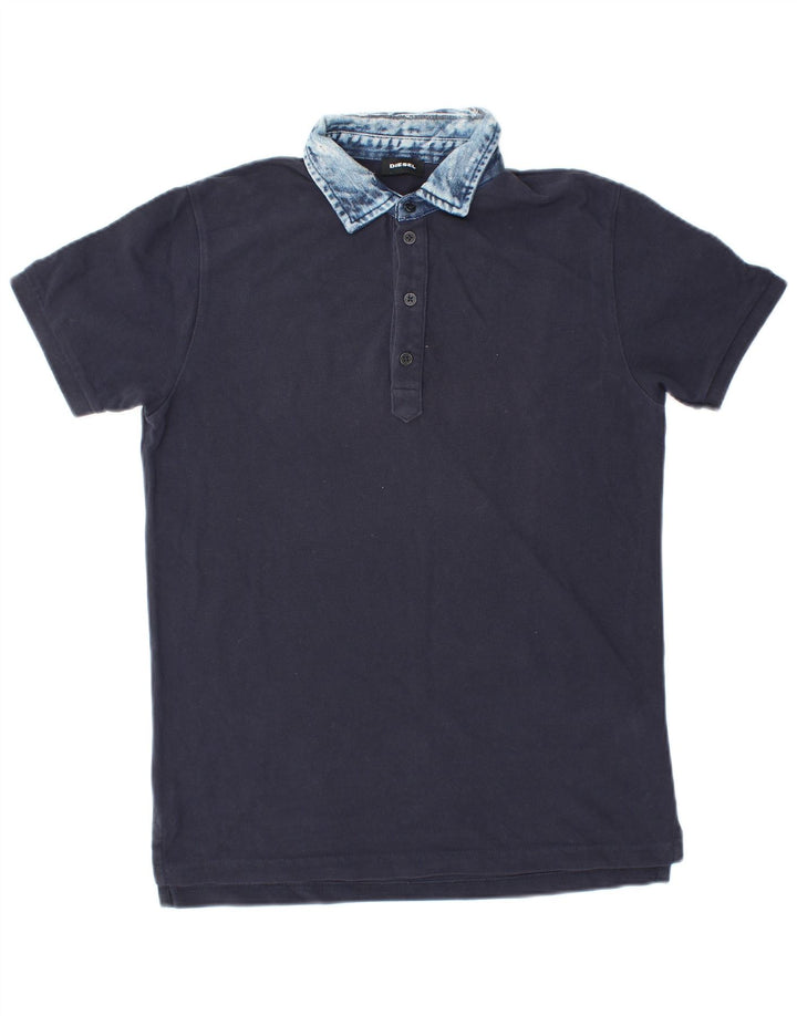 DIESEL Polo Homme Petit Bleu Marine Coton