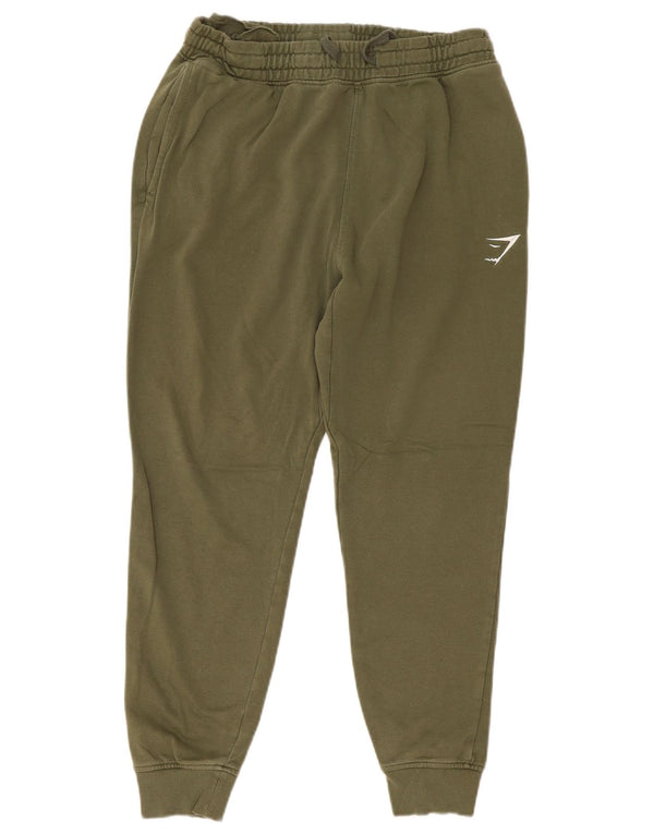 Gymshark Pantalon de survêtement pour homme en coton kaki moyen