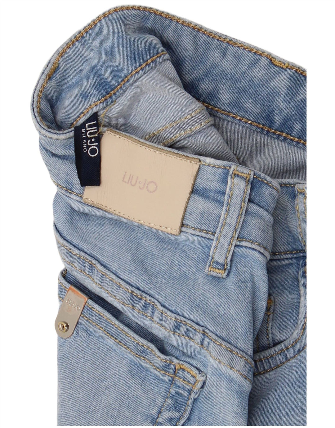 Liu Jo Femme Jean Fuselé W26 L27 Bleu