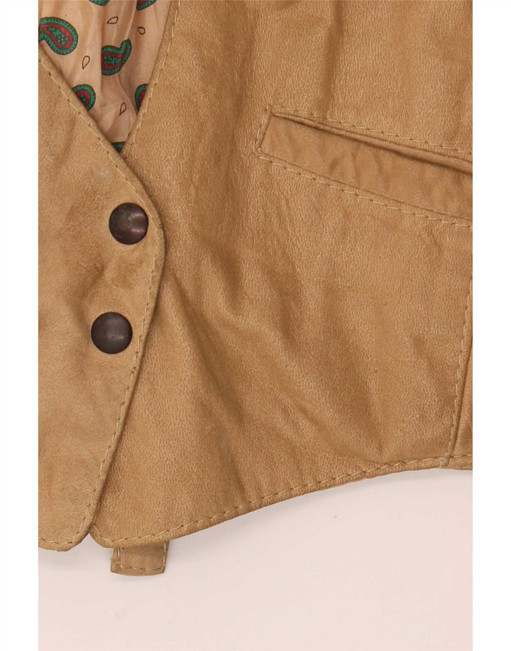 gilet femme vintage Grand Beige