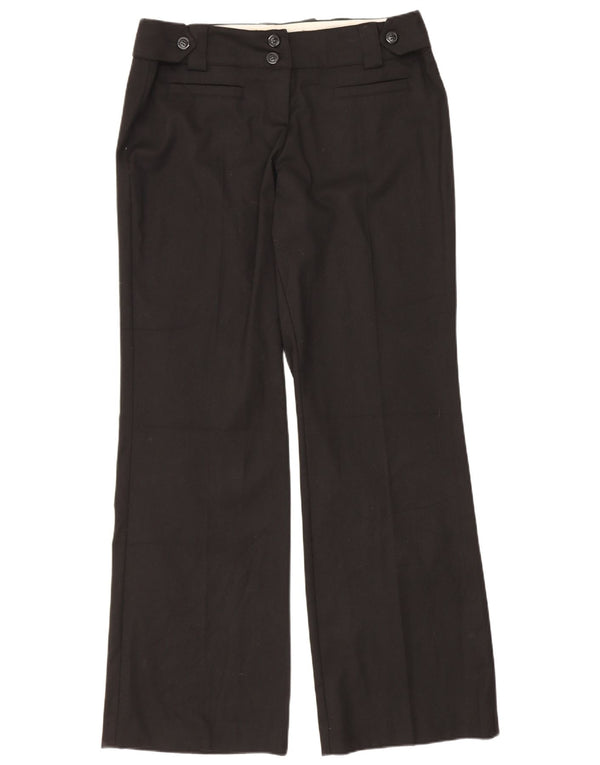 Marks & Spencer Pantalon décontracté bootcut pour femme UK 12 Medium W30 L30 Noir