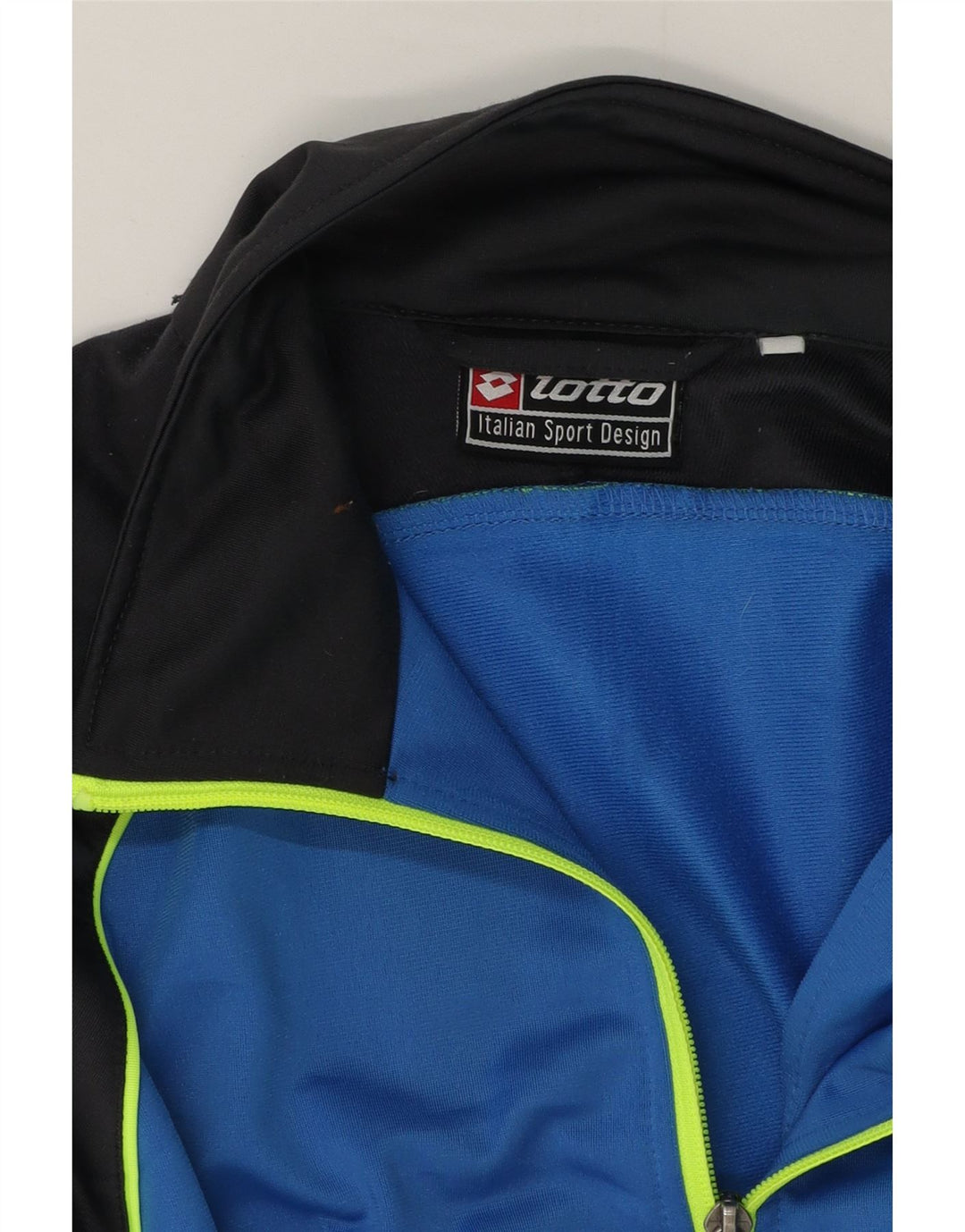 Lotto Veste de Survêtement Homme Bleu Moyen Colourblock