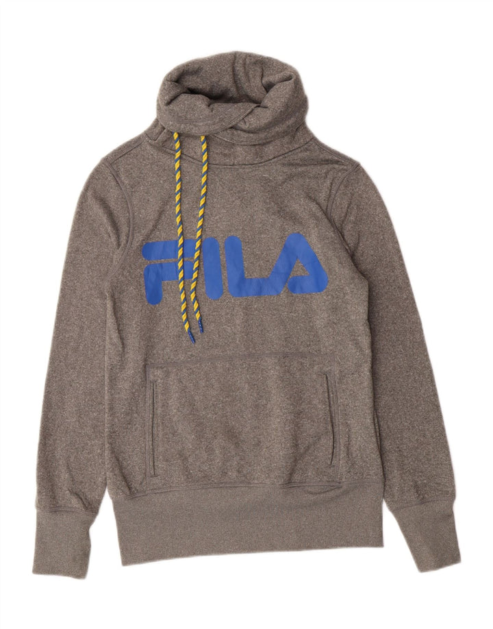 Fila Sweat-shirt graphique pour femme UK 10 Small Gris