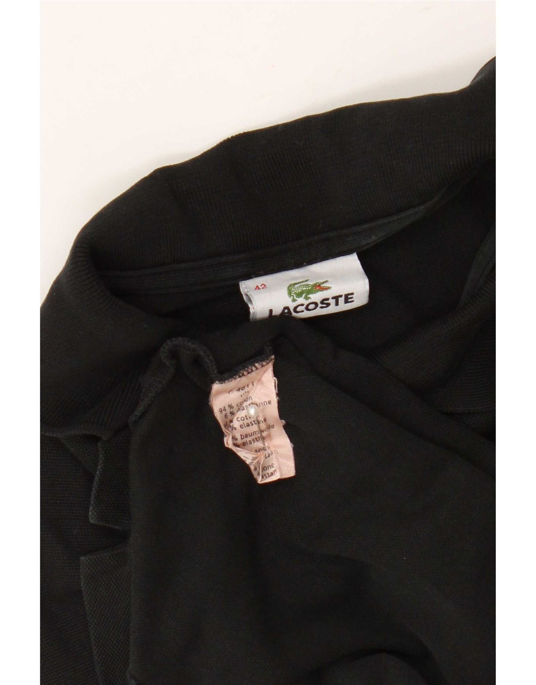 Lacoste Robe Polo Femme Taille 42 Grand Coton Noir