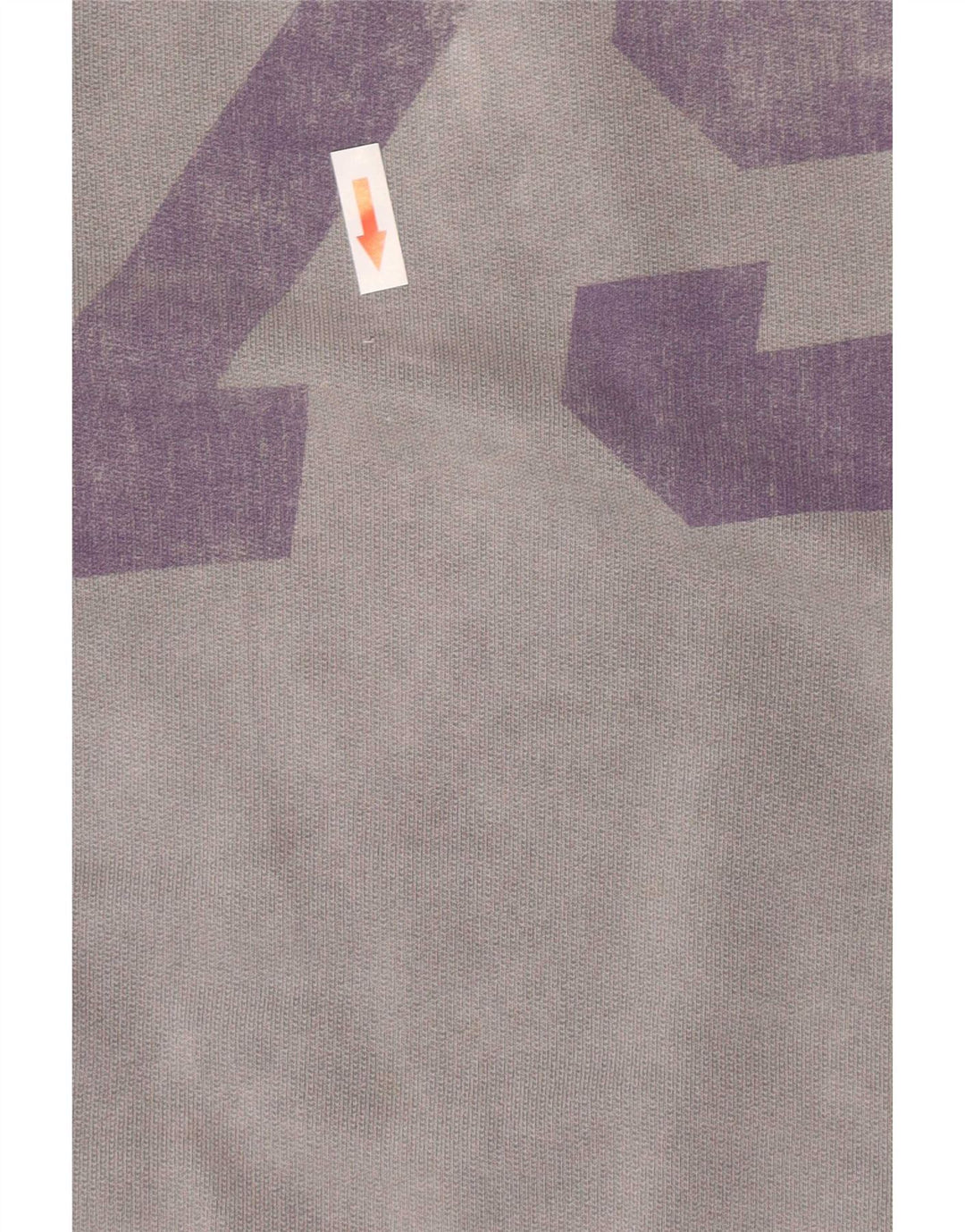 Zara Mens Graphic Sweatshirt Jumper Grand Gris Coton