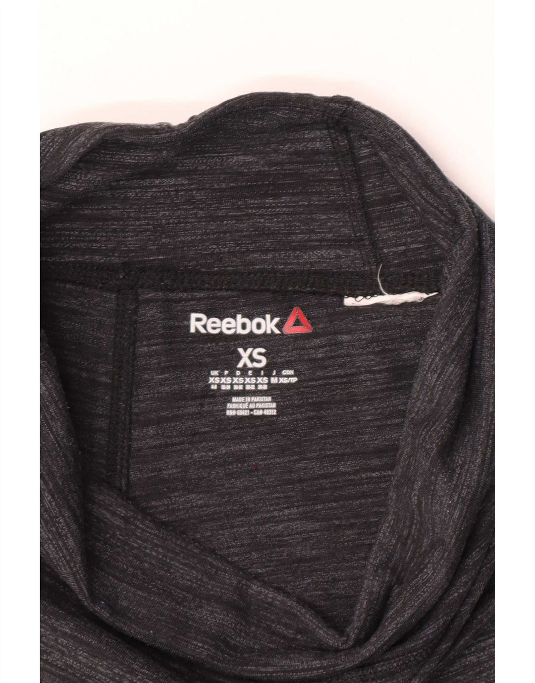 Reebok Leggings Femme UK 4/6 XS Gris Moucheté