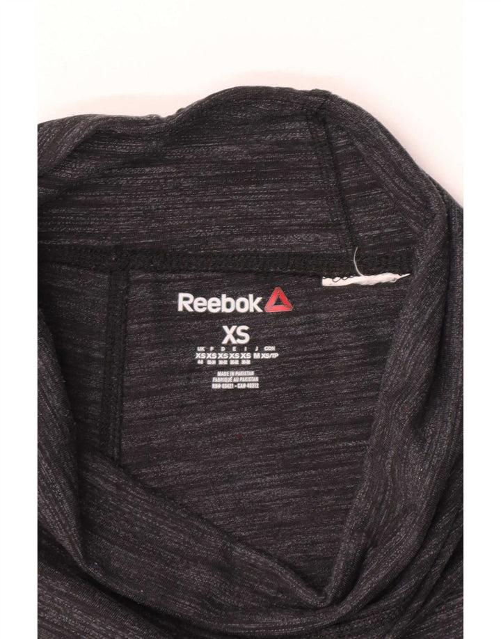 Reebok Leggings Femme UK 4/6 XS Gris Moucheté