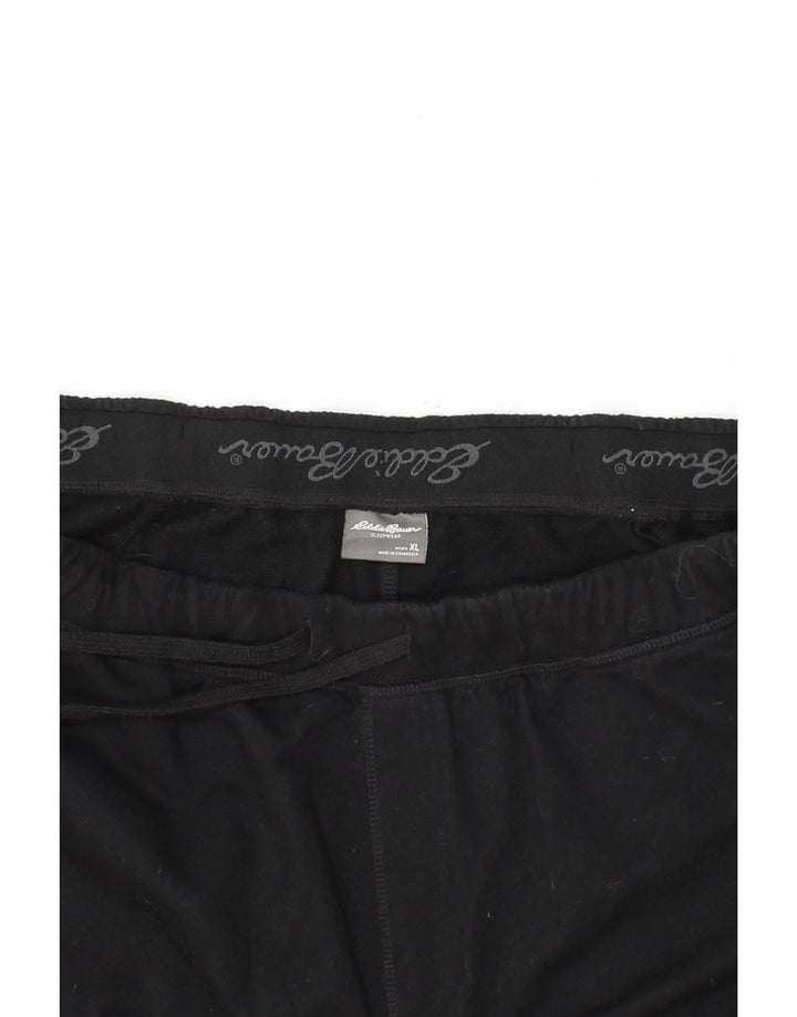 EDDIE BAUER Mens Tracksuit Trousers XL Black Vintage Eddie Bauer and Second-Hand Eddie Bauer from Messina Hembry 