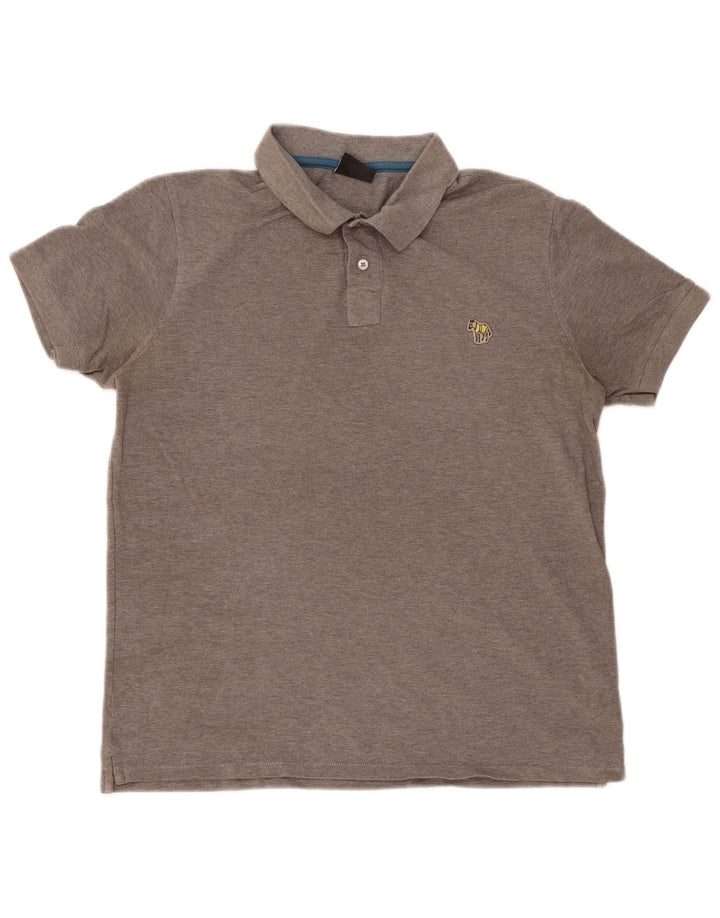 PAUL SMITH Polo Homme Gris Moyen Coton