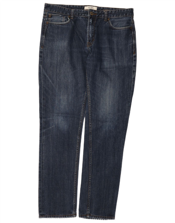 Fat Face Jean Slim Homme W36 L33 Bleu Marine Coton