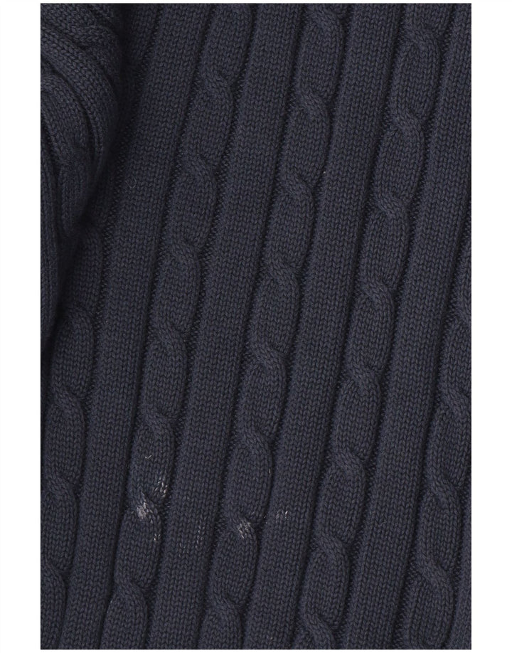 TOMMY HILFIGER Pull Graphique Ras du Cou Homme Bleu Marine Moyen