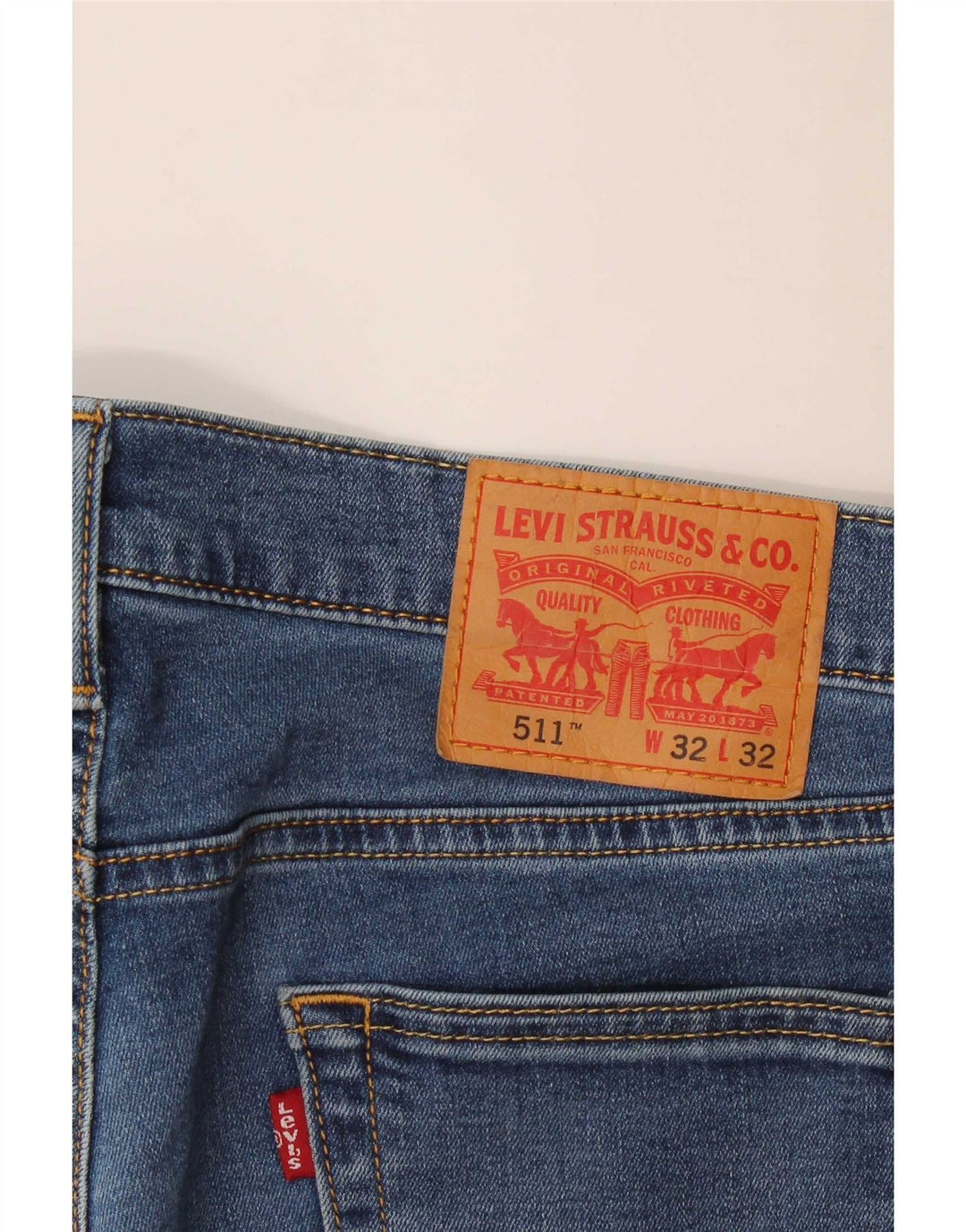 Levi's Jean Slim 511 Homme Bleu W32 L29 Coton