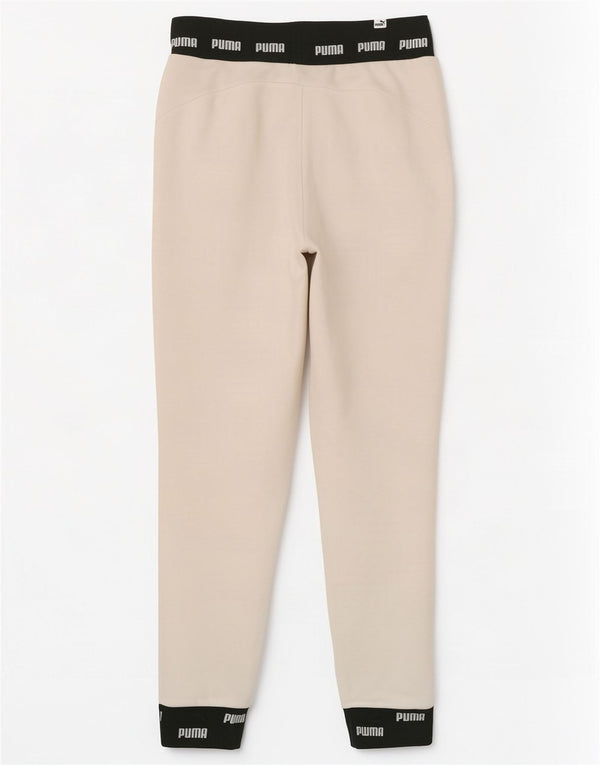 Puma Pantalon de Survêtement Graphique Joggers XS Homme Blanc Colorblock Cotton