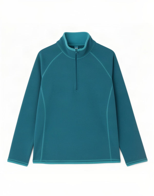 Mountain Warehouse Pull polaire à col zippé pour femme UK 18 XL Bleu