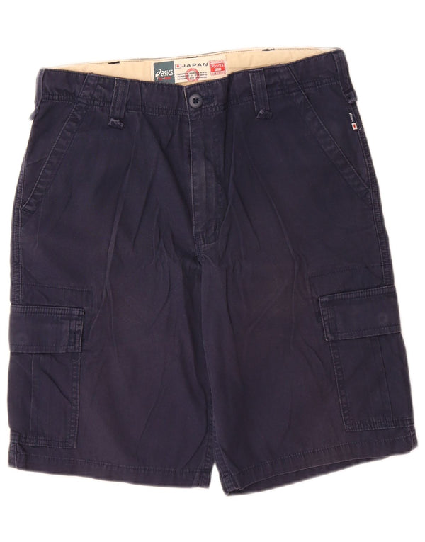 Asics Short Cargo Homme IT 46 Small W30 Bleu Marine Coton