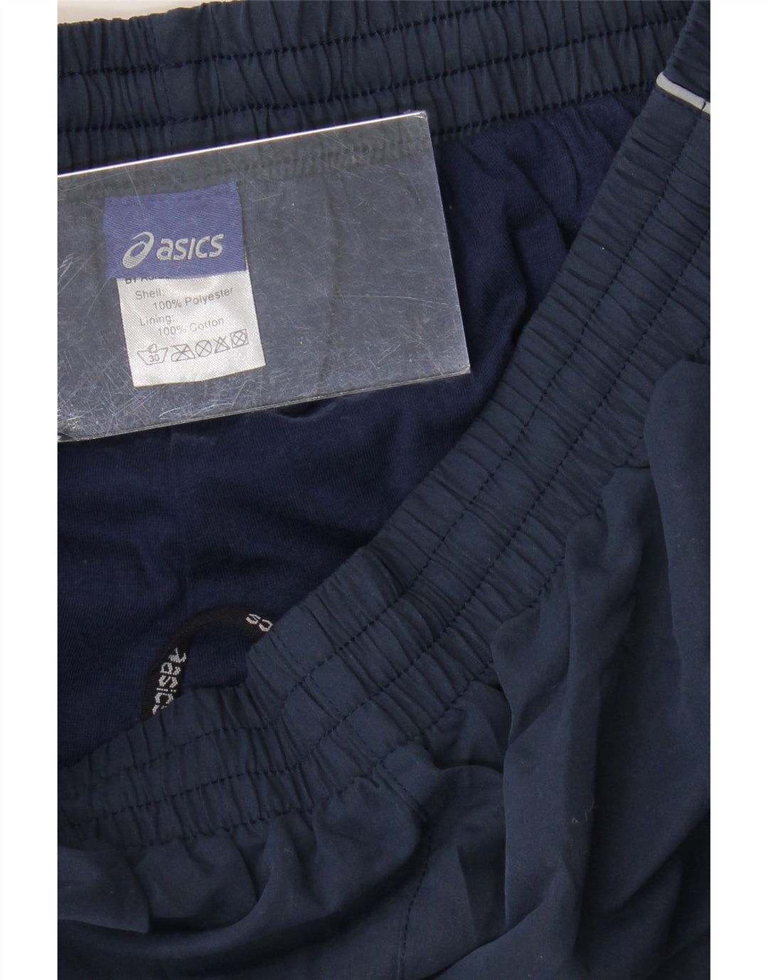 ASICS Pantalon de survêtement pour homme Small Bleu marine Polyester