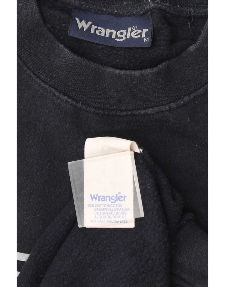 Wrangler Sweat-shirt graphique pour homme en coton bleu marine moyen