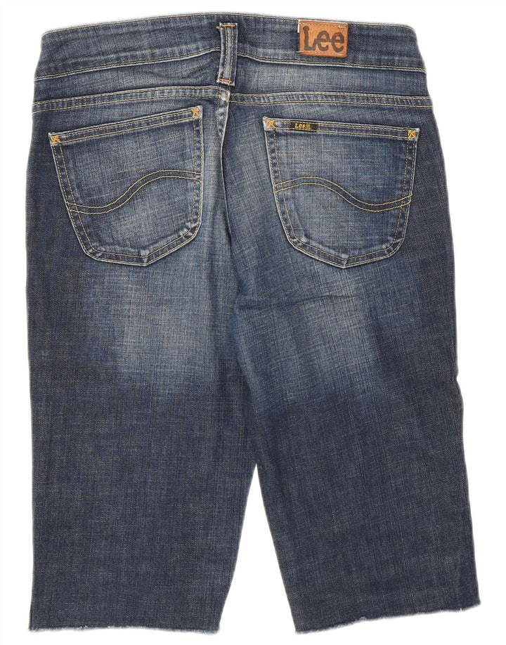 Lee Femme Leola Bermuda Denim W30 Bleu Moyen Coton