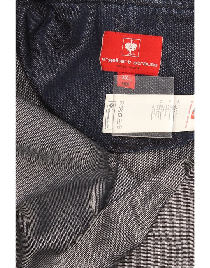Engelbert Strauss Veste en jean pour homme UK 46 3XL Bleu Coton