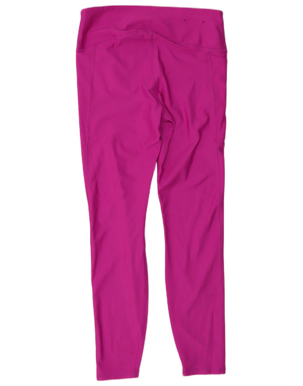 Under Armour Leggings Femme UK 44 Large Violet Polyester