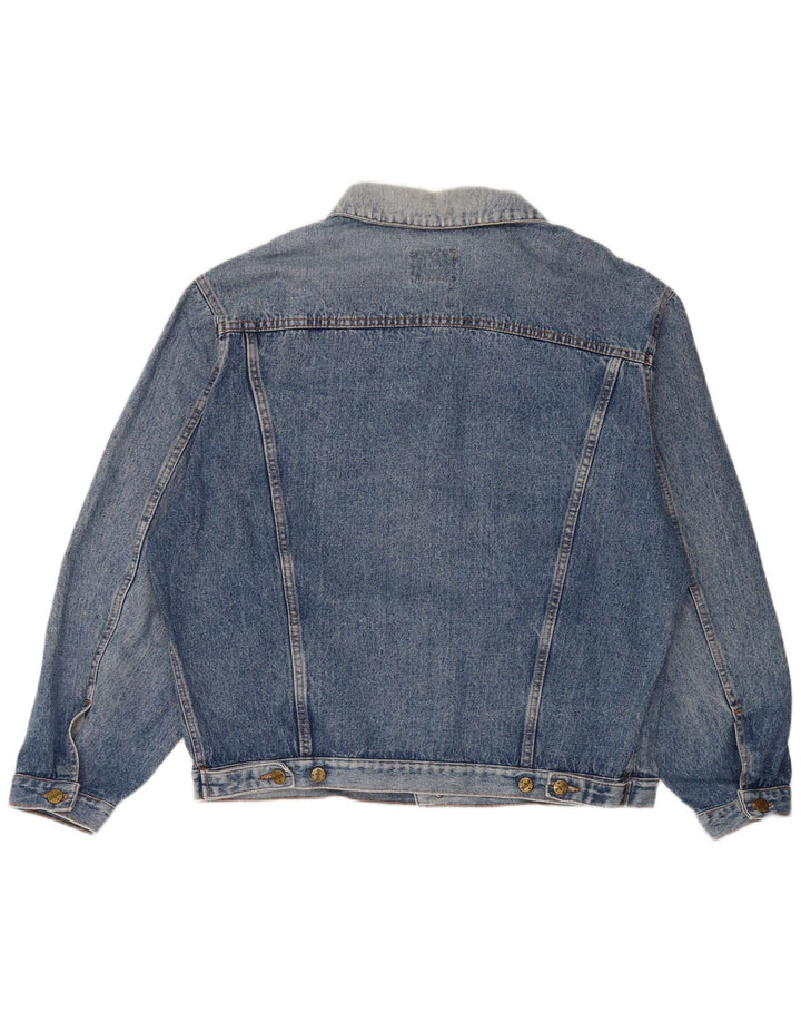 WITBOY Mens Denim Jacket UK 42 XL Blue