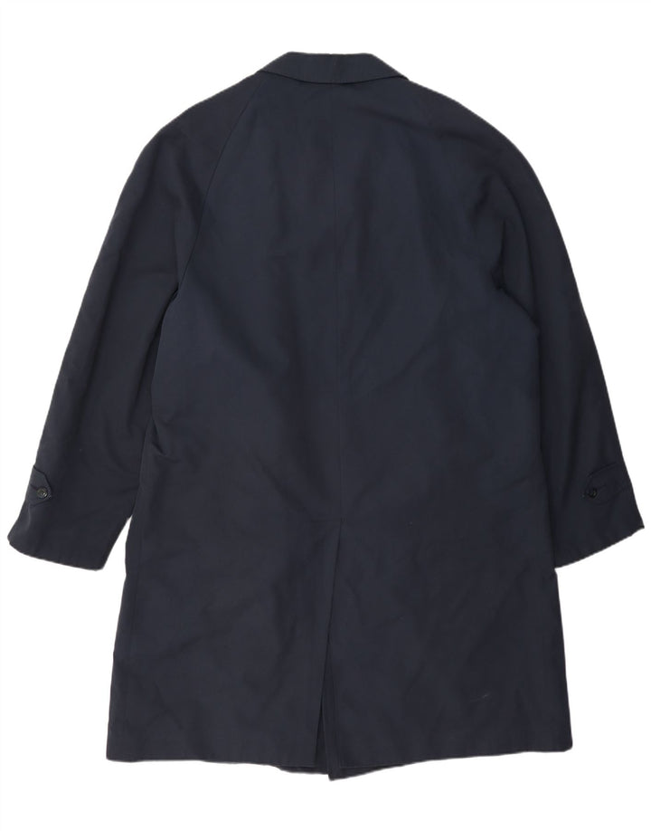 Dhobi Manteau Homme UK 38 Moyen Bleu Marine Polyester
