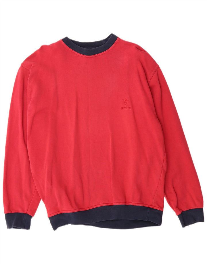 Trussardi Homme Sweatshirt Jumper Large Rose Colourblock Coton
