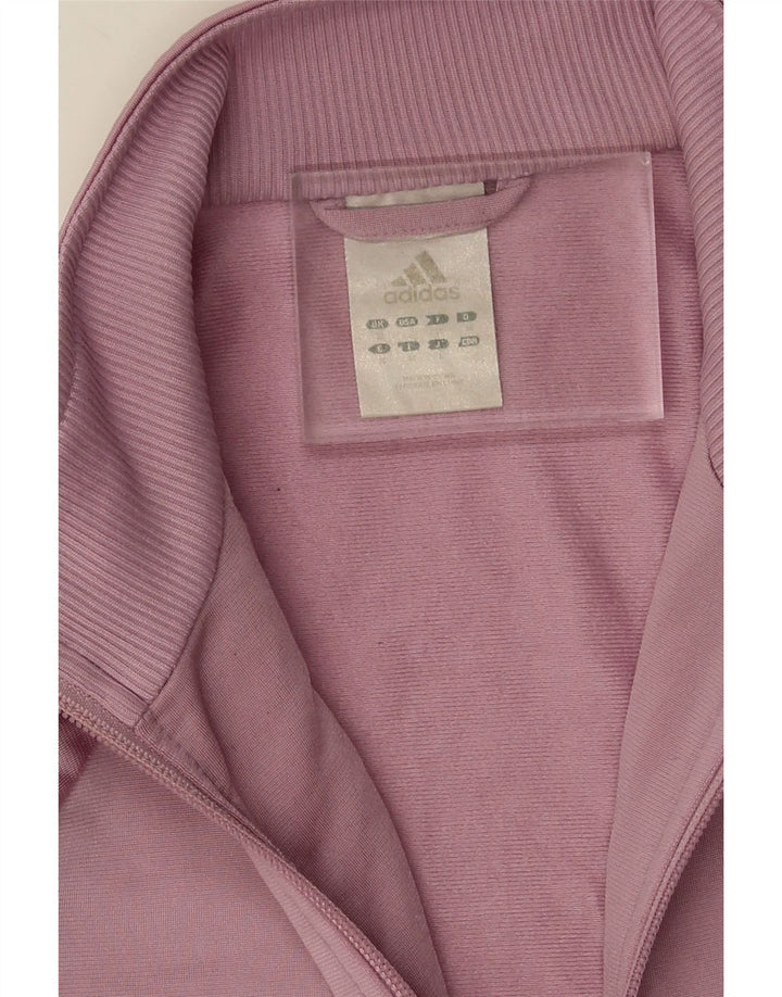 Adidas Veste de survêtement pour femme UK 12 Violet moyen Polyester
