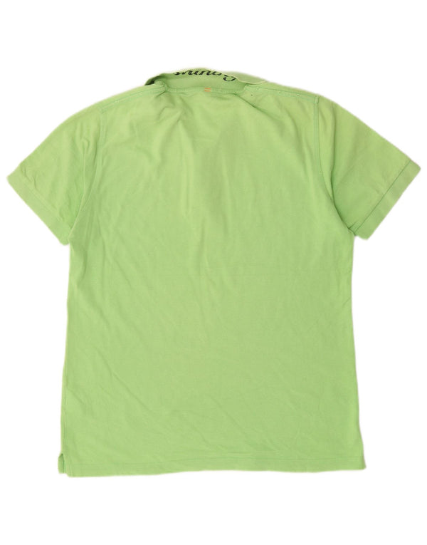 Sun68 Polo homme grand coton vert