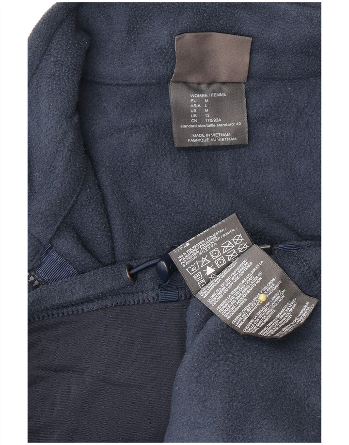 Jack Wolfskin Veste Polaire Femme UK 12 Medium Bleu Marine Polyester