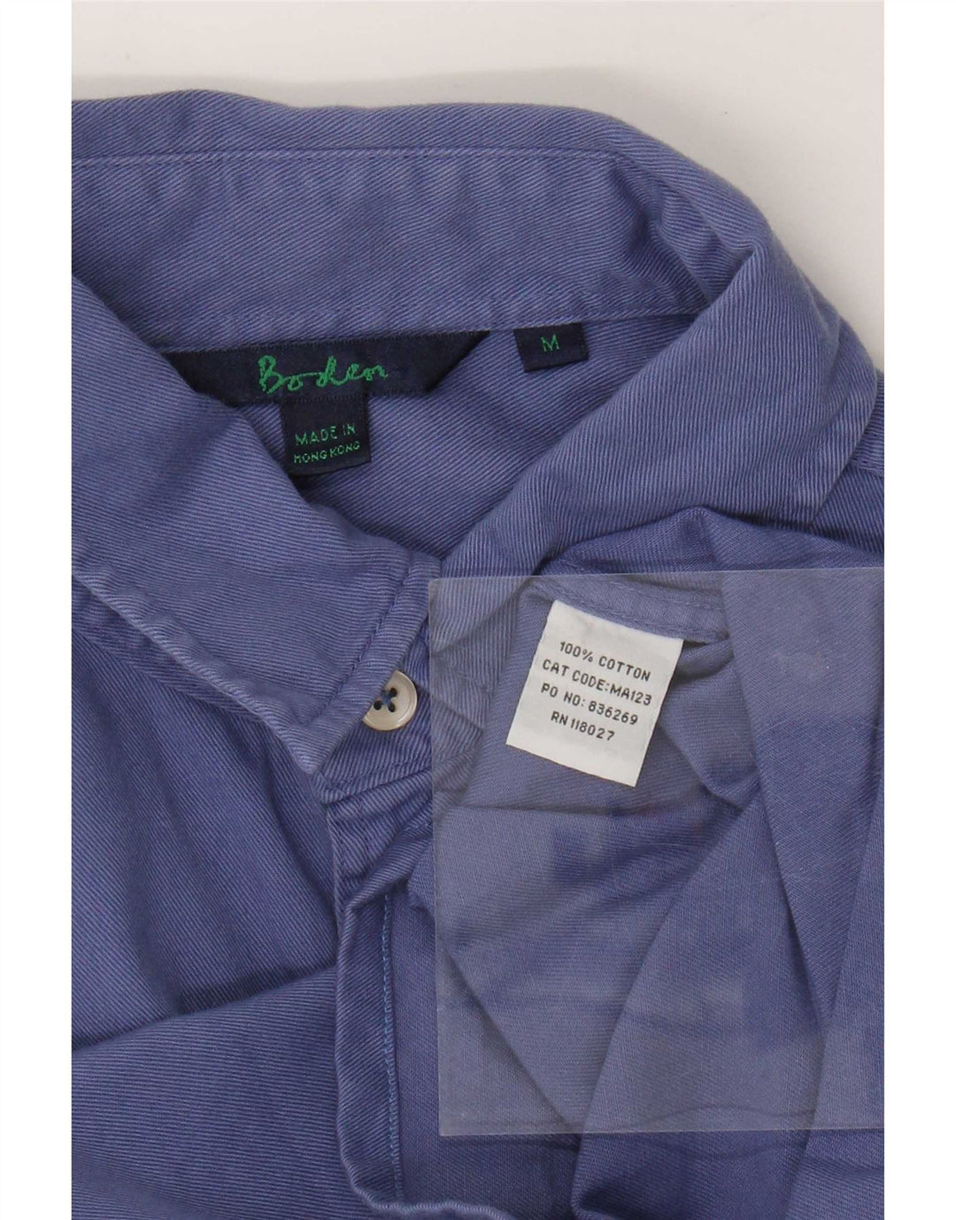 Chemise homme Boden coton bleu moyen
