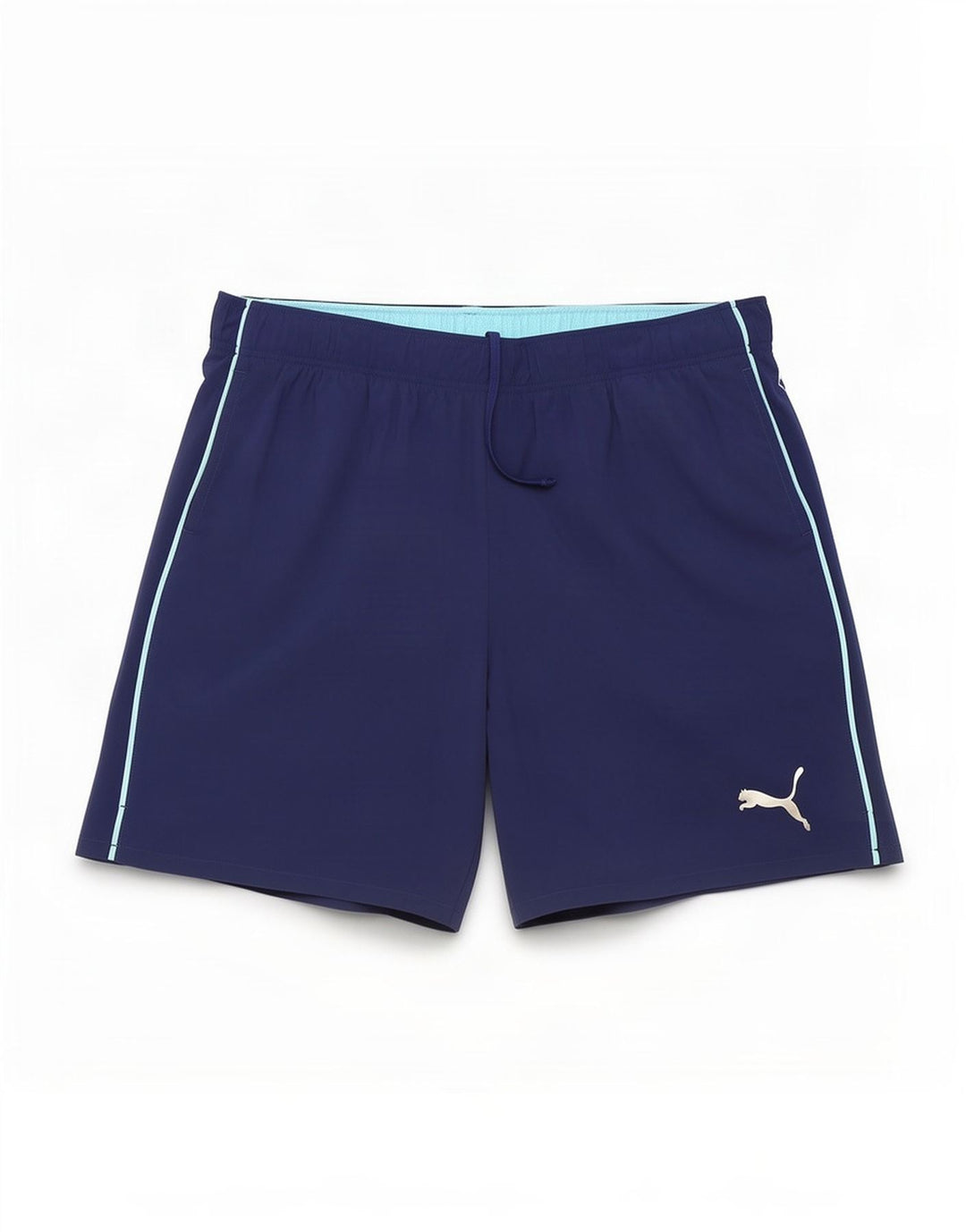 Puma Short de sport pour homme 2XL Bleu marine Polyester