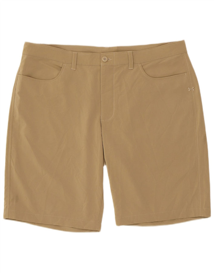 Under Armour Short ajusté décontracté W38 XL pour homme Marron