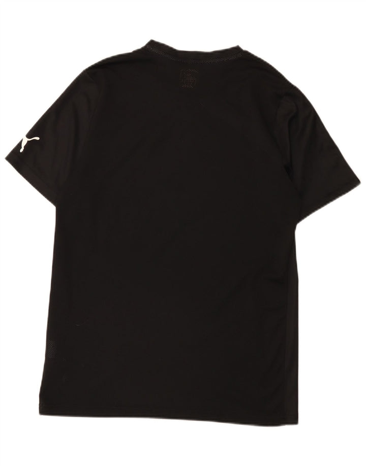 Puma T-Shirt Homme Noir Moyen Polyester Colorblock