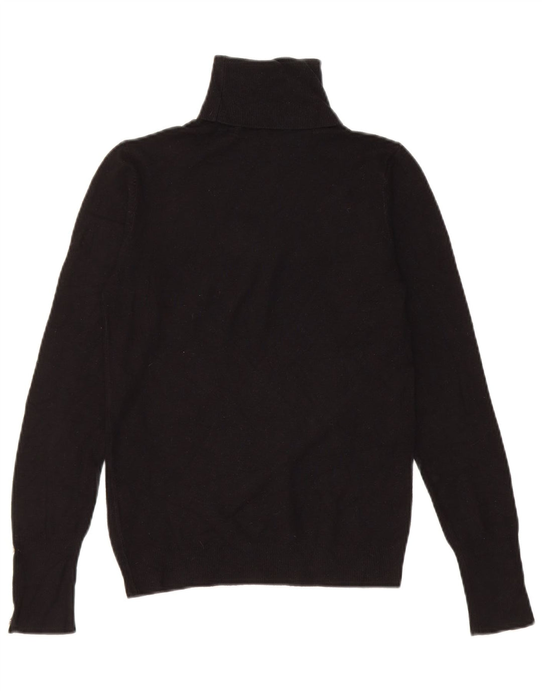 Zara Pull col roulé pour femme UK 8 Small Viscose Noir