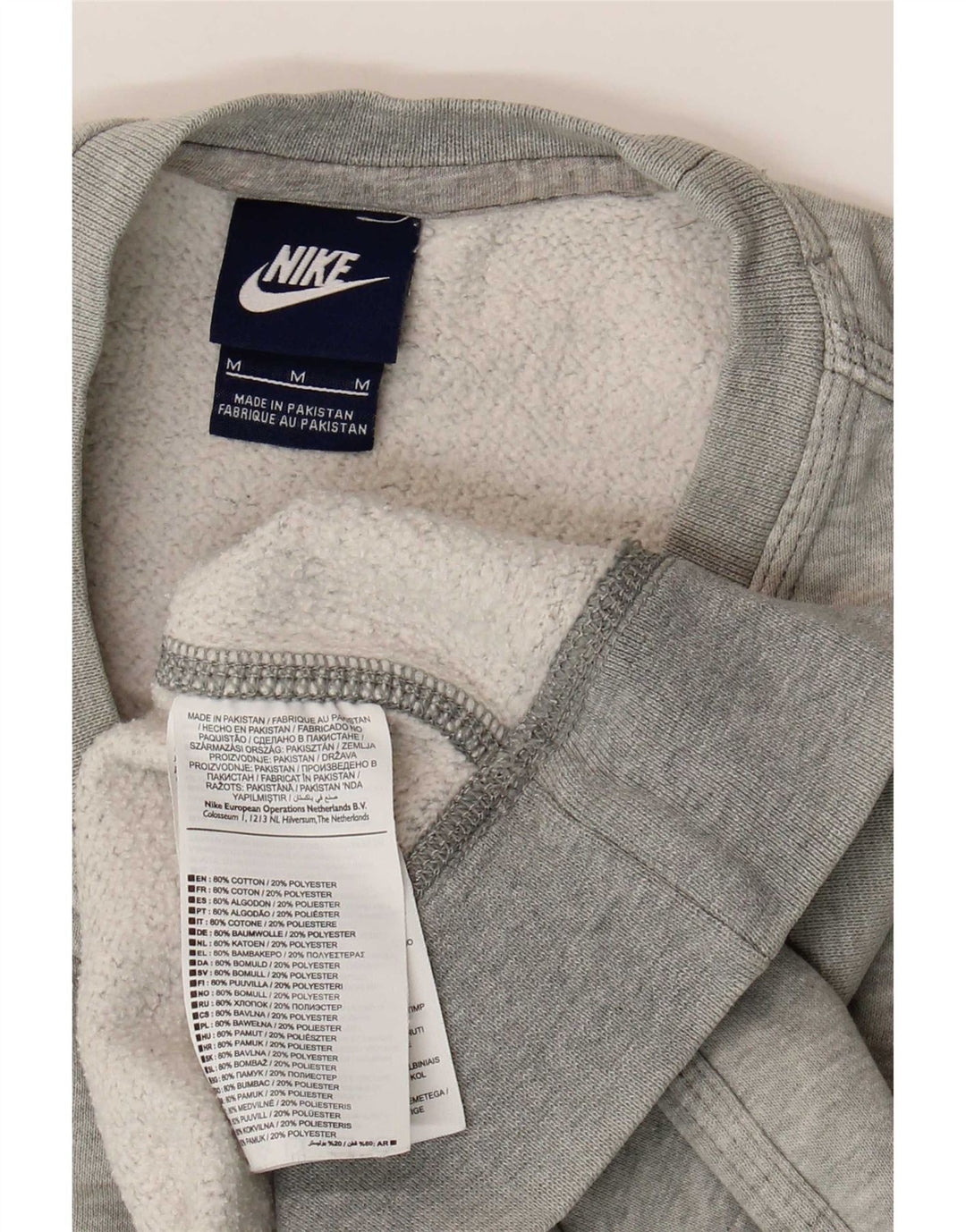 Nike Sweat-shirt en coton gris moyen pour homme