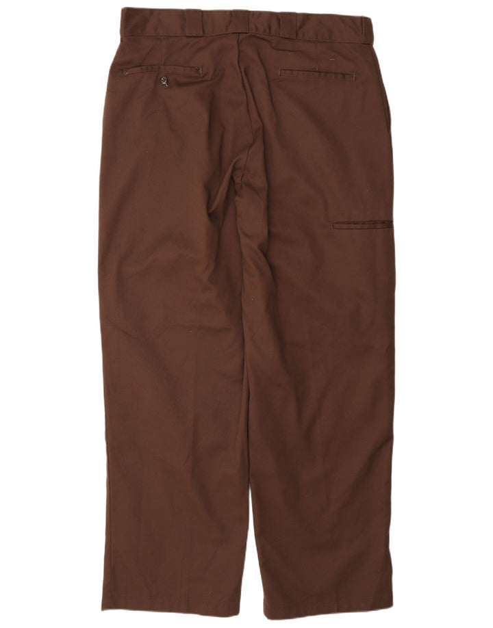 Dickies Pantalon Cargo Droit Homme W36 L31 Marron Polyester