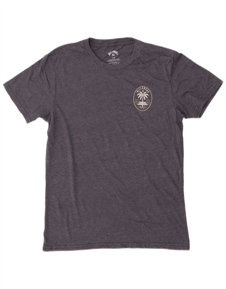 Billabong Homme Graphic T-Shirt Top Bleu Marine Moyen Coton