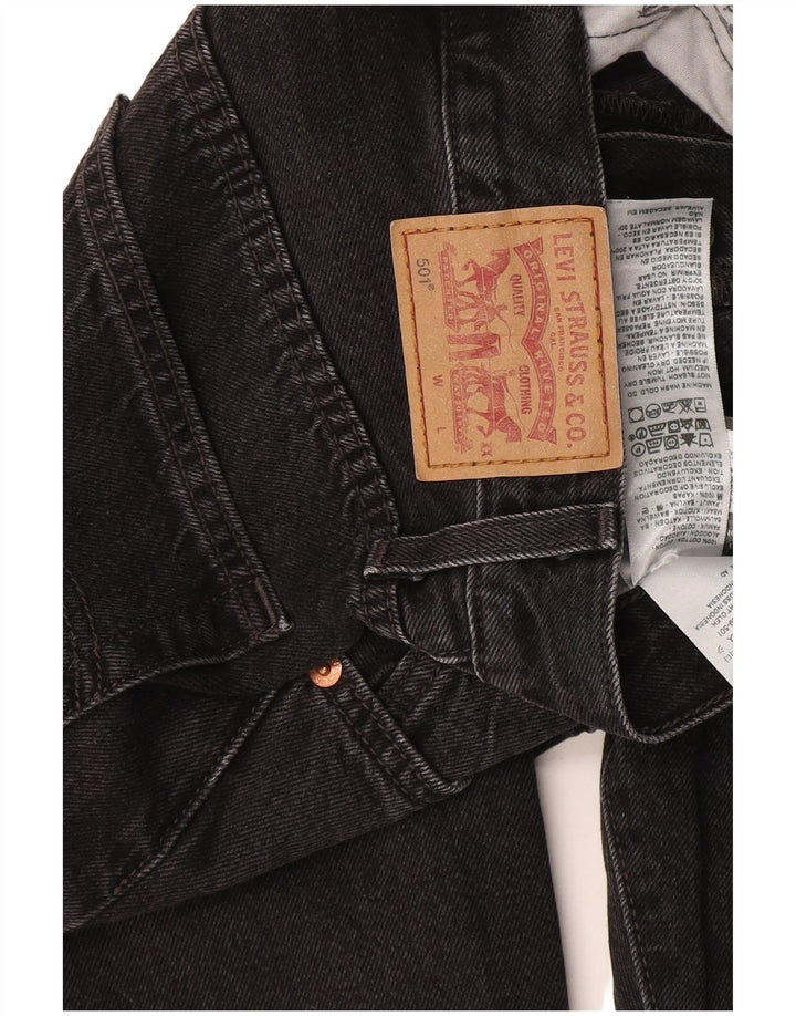 Levi's Jean Droit 501 Femme W26 L28 Noir Coton