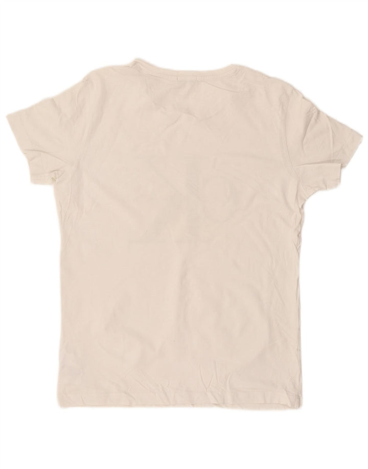CALVIN KLEIN JEANS T-Shirt Graphique Homme Grand Blanc Coton