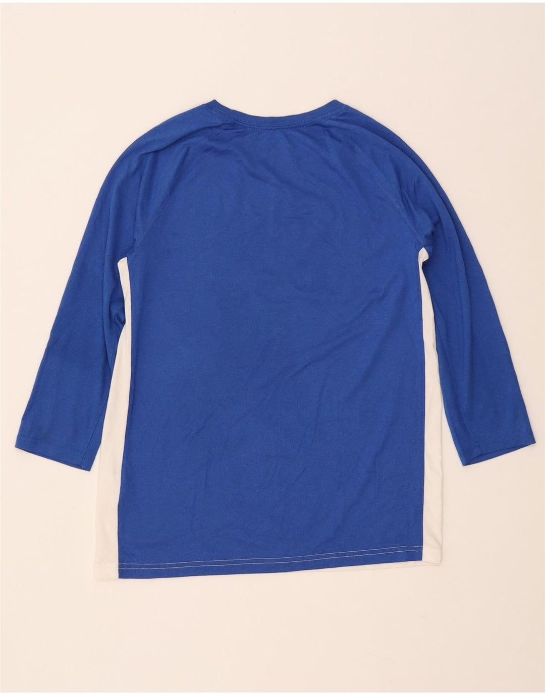 NIKE Haut Dri Fit Graphic à manches 3/4 pour femme UK 18 XL Blanc Colorblock