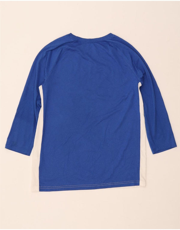 NIKE Haut Dri Fit Graphic à manches 3/4 pour femme UK 18 XL Blanc Colorblock