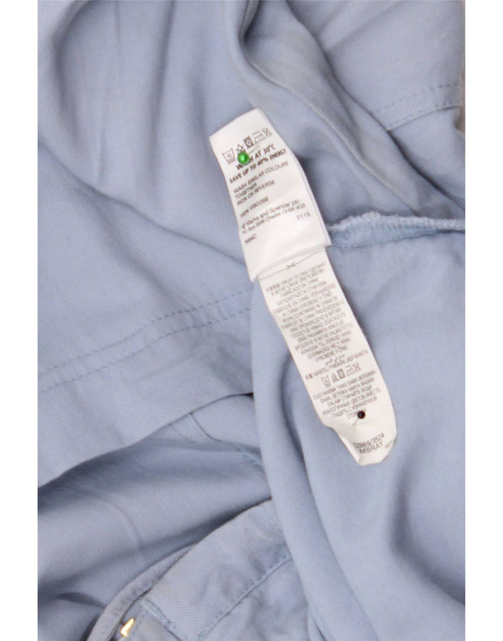 Marks & Spencer Veste bomber surdimensionnée pour femme UK 12 Bleu moyen Viscose