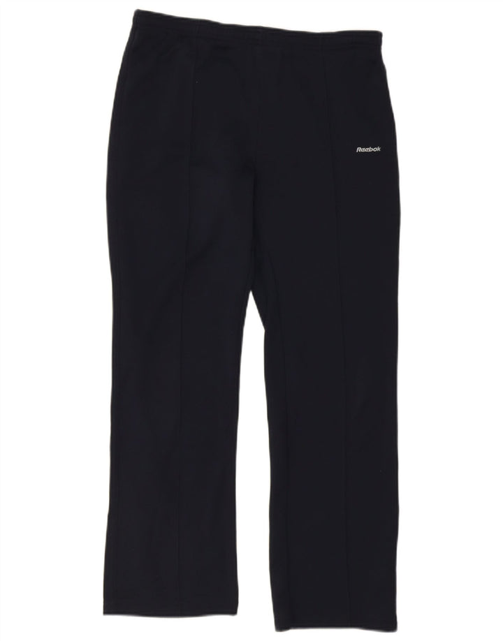 Reebok Pantalon de survêtement pour femme UK 8 Small Bleu marine Polyester