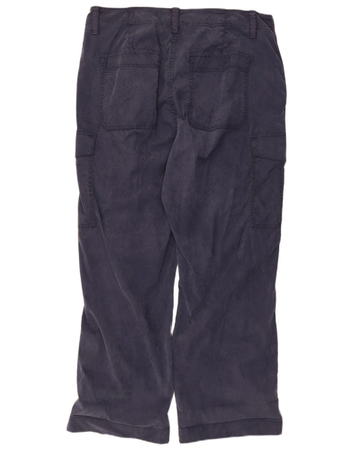 Marks & Spencer Pantalon cargo pour femme US 16 Large W34 L27 Bleu marine