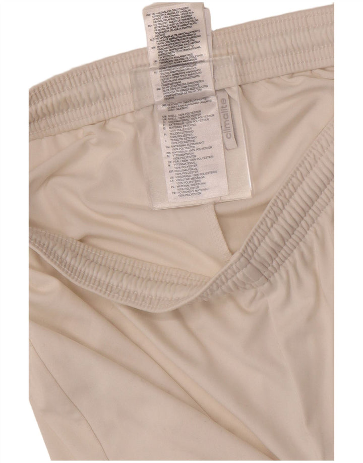 Adidas Short de sport Climalite pour homme Petit Blanc Polyester