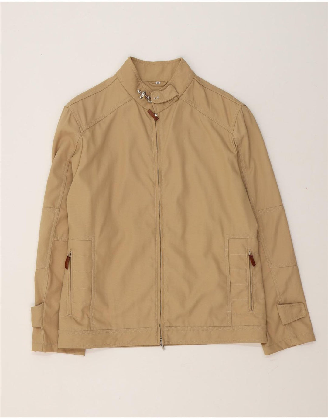 Mabrun Veste Bomber Homme UK 40 Large Beige