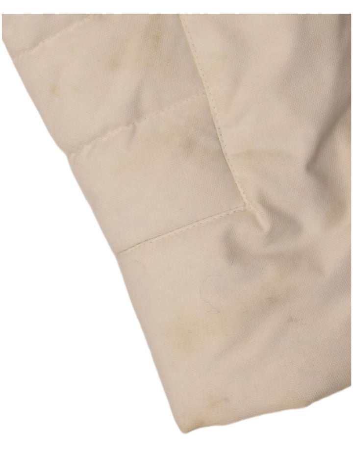 Helly Hansen Veste rembourrée à capuche pour femme UK 12 Medium White Nylon