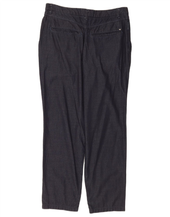 Armani Jean droit pour femme IT 40 Small W30 L25 Bleu marine